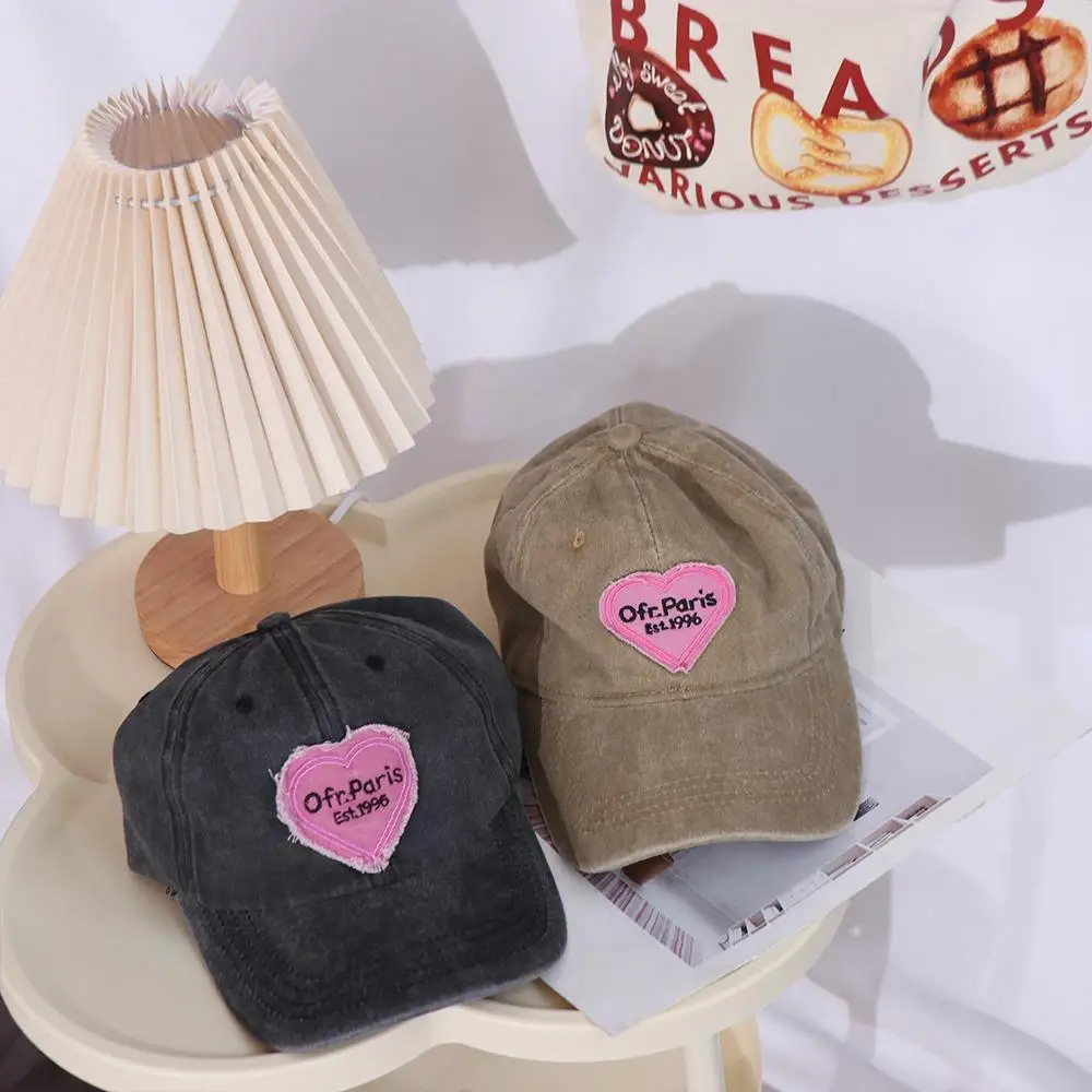 

Регулируемая уличная кепка в стиле ретро для женщин, солнцезащитная кепка для мужчин, розовая бейсболка с сердечком и сердечком, солнцезащитная кепка с козырьками, шляпа Snapback