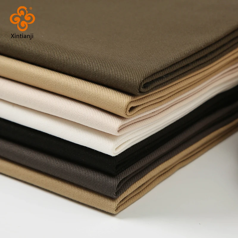 50x150cm Autumn Winter Twill Fabric Classic Khaki Stretch Woven Cloth For Trench Coat,Jacket Cotton Spandex DIY Sewing Material