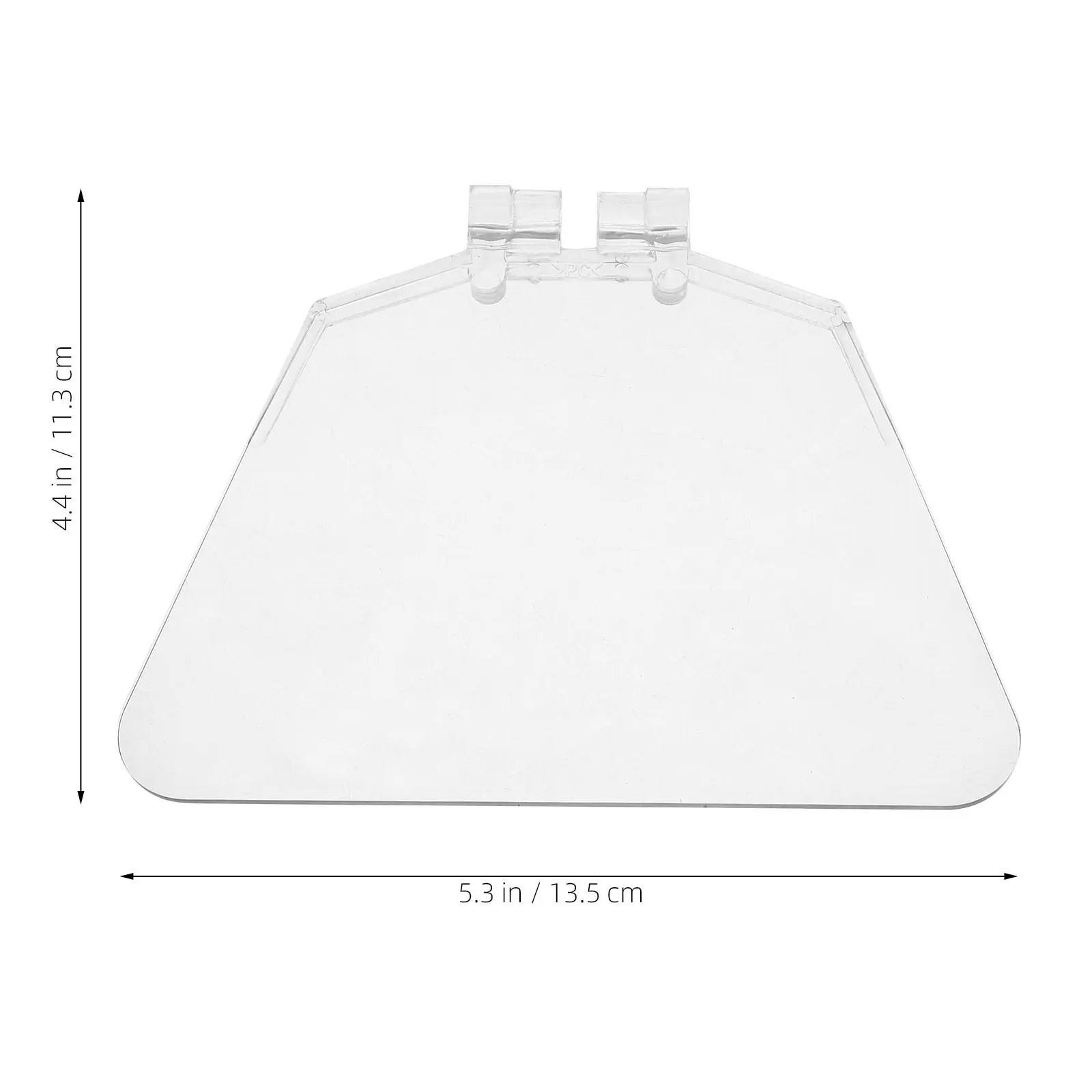 4Pcs Bench Grinder Eye Shield Transparent Replacement Safety Guard Protective Cover for Grinding Machine Workshop Use Angle