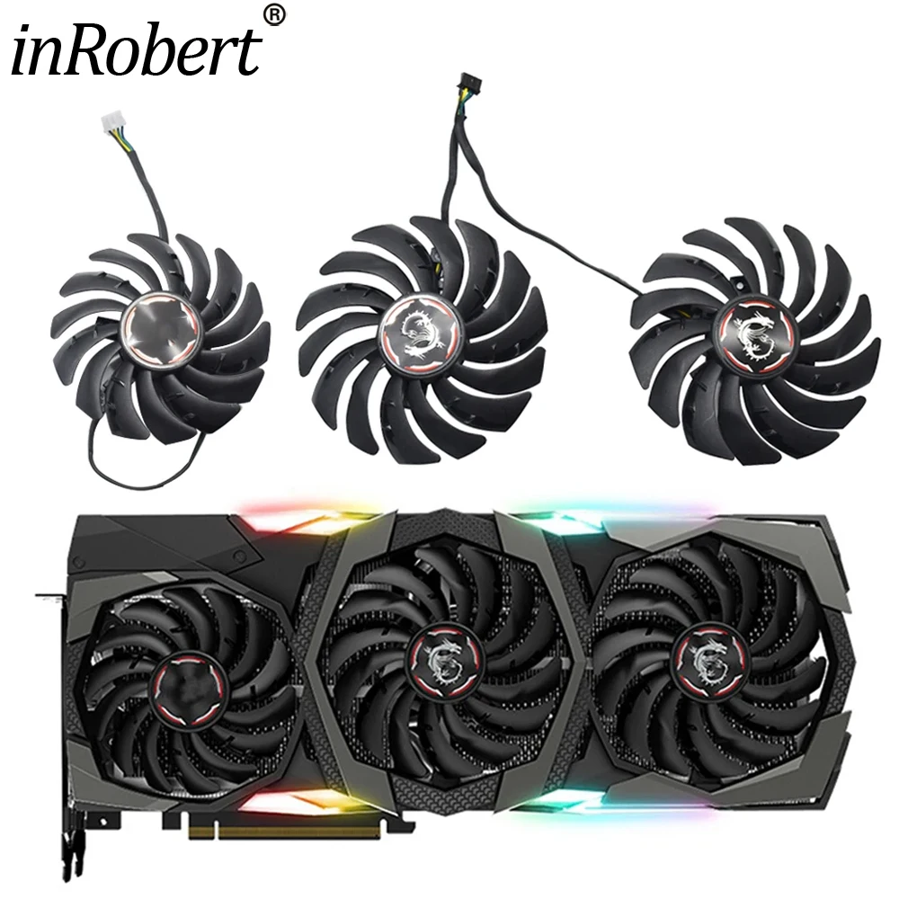 

НОВЫЙ графический вентилятор PLD09210B12HH PLD10010B12HH RTX 2080 для видеокарты MSI Geforce RTX 2080 2080Ti 2070 Super Gaming X Trio