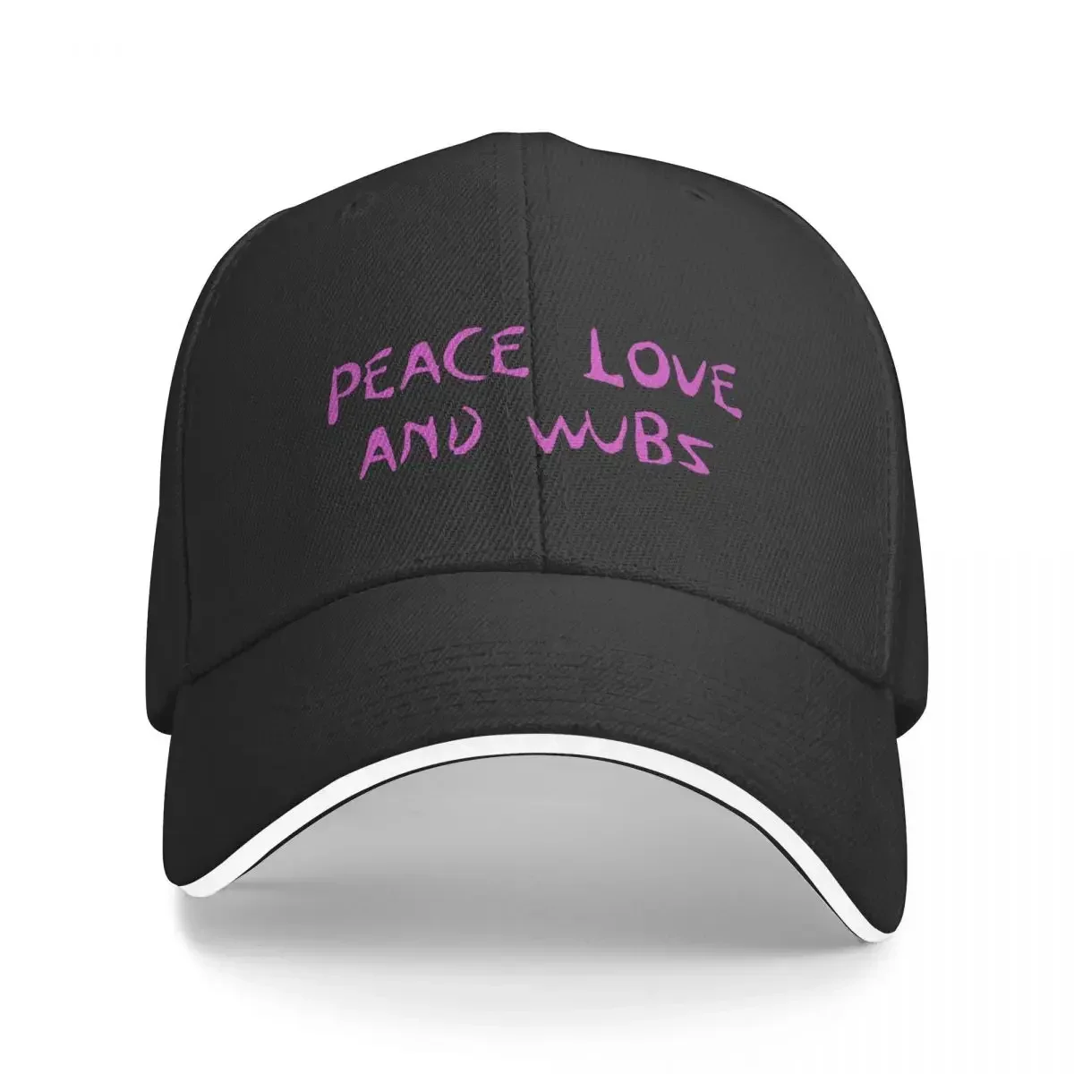 

peace love and wubz Baseball Cap derby hat Unique hats Sun Hat For Children Hats For Men Women's