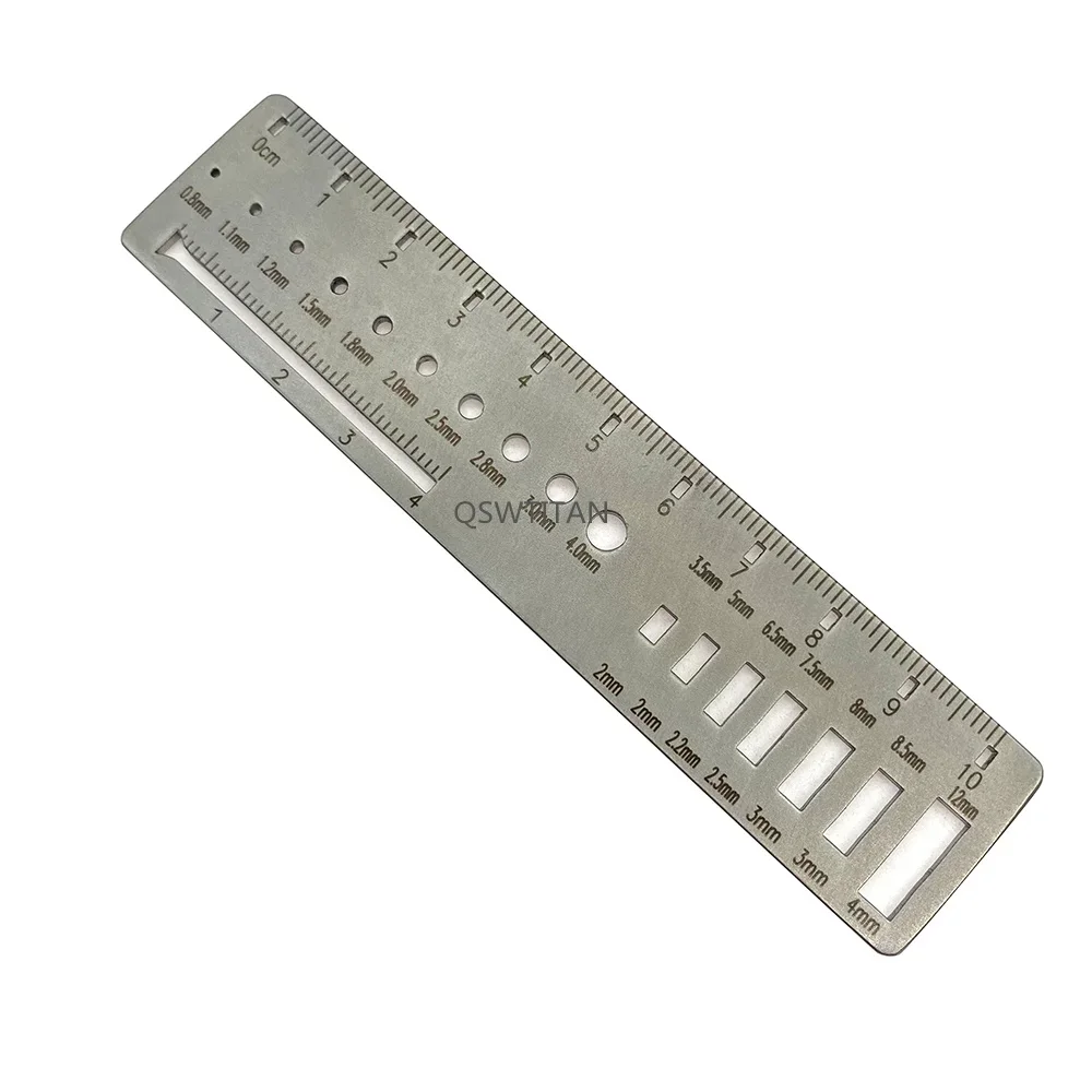 Orthopedic Measuring Ruler for Kirschner Wire Drill Screw Plate Measuring Diameter Instrument