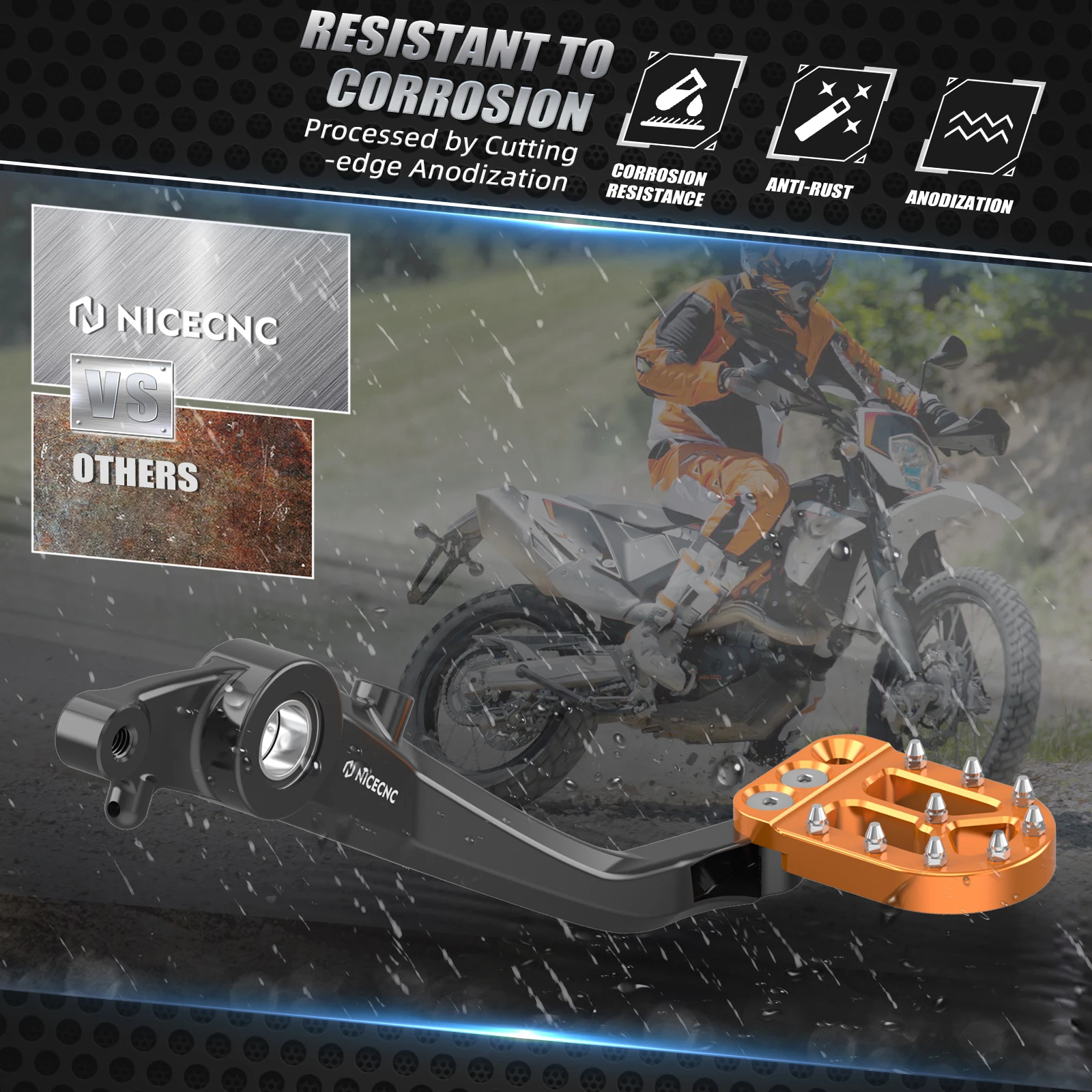 دراجة نارية الخلفية بدال فرامل ل KTM 790 Adventure R 890 Adventure R 2019-2025 2024 2023 2022 2021 Husqvarna NORDEN 901 2022-2025