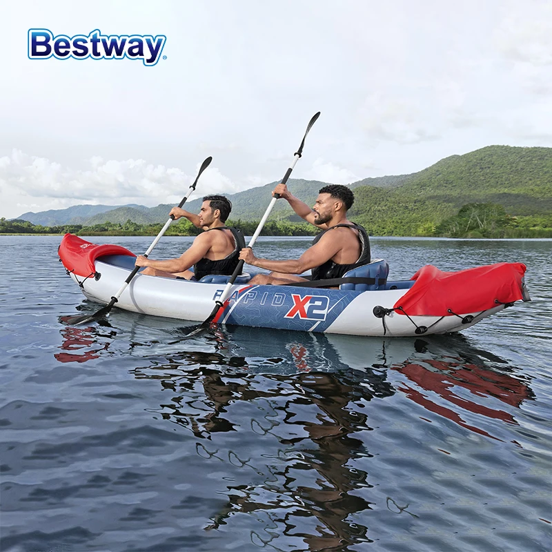 Bestway 65176/65077/65132 1-3Person Professional Inflatable Fishing Kayak - Durable PVC Material