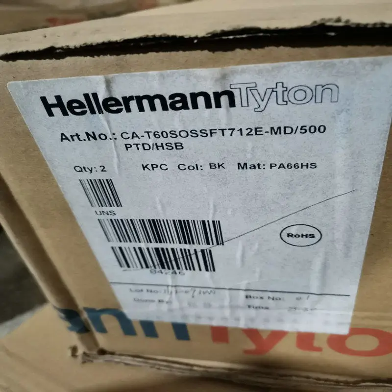 200pcs  original connector Hellman cable tie 126-00209 CA-T60SOSSFT712E-MD/500PTD/HSB