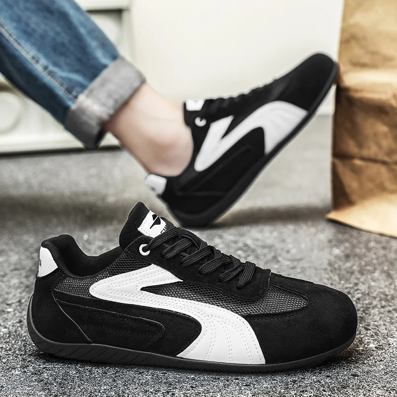 

Мужские кроссовки для бега, спортивные кроссовки для бега на открытом воздухе, новинка 2025 года, вулканизированная обувь, повседневные кроссовки на плоской подошве для мужчин, обувь Zapatillas Hombre