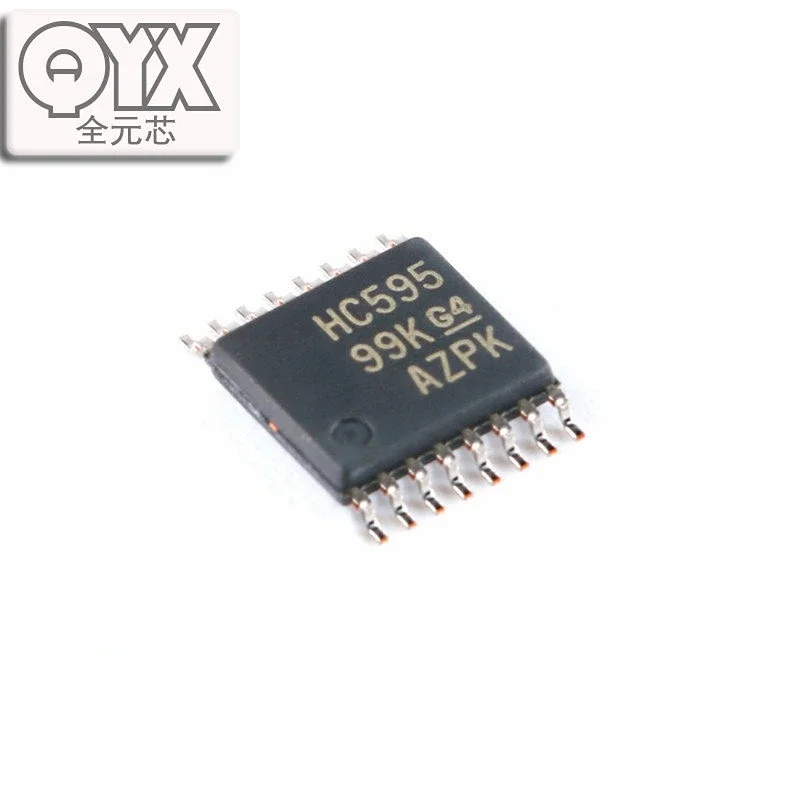 5PCS/LOT NEW ORIGINAL HC595 SN74HC595PWR TSSOP-16 8-bit shift register logic chip