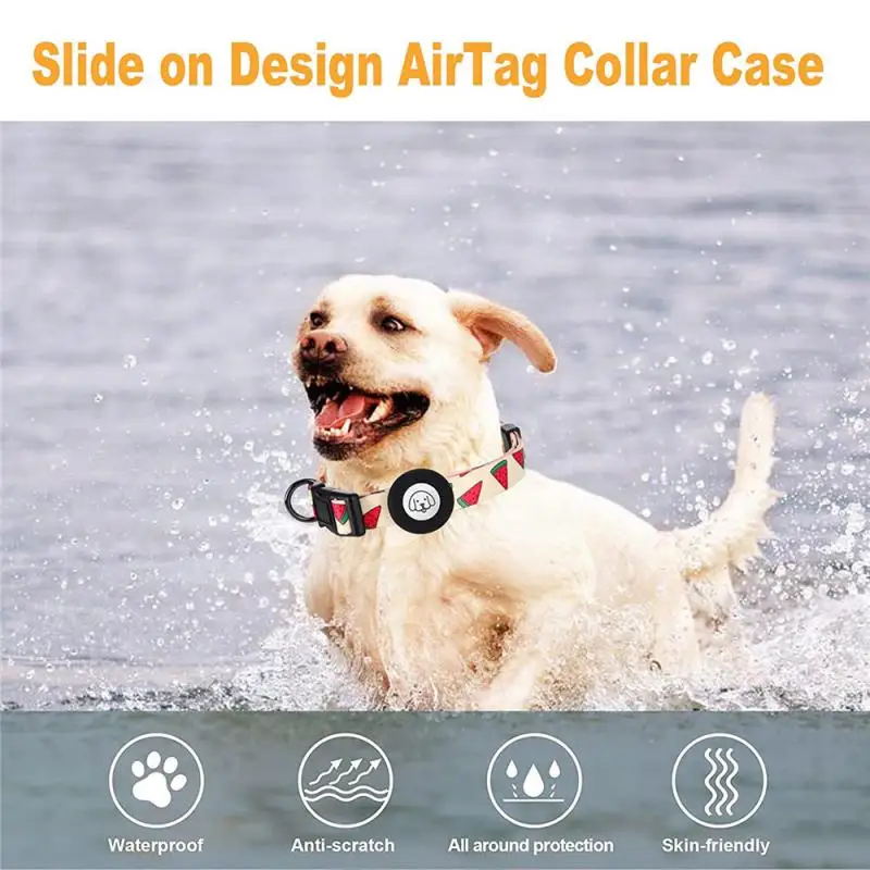 Case Cat Collar For Apple Airtag With Bell Reflective Nylon Collar For Dog GPS Finder Anti-lost Location Tracker Pet Products