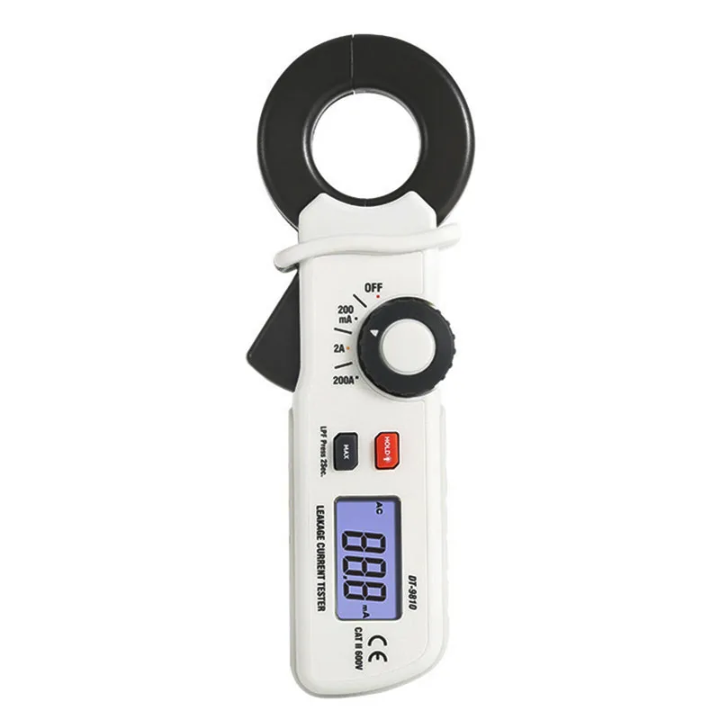 Mini AC Leakage Current Meter Tester DT-9810 AC Leakage Current Clamp Meter 100uA High Resolution