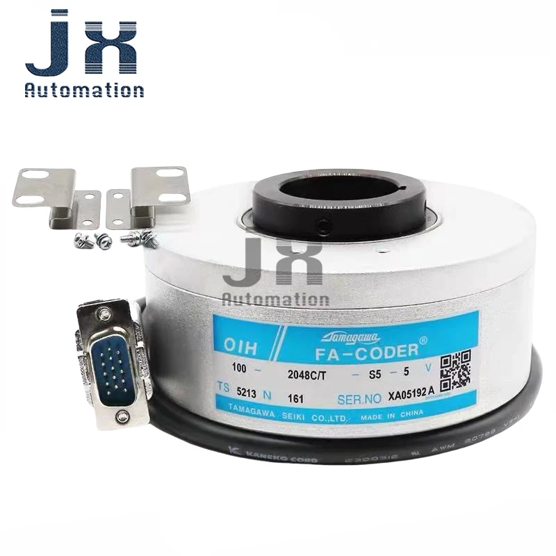 Tamagawa 2048P/R Incremental Rotation Encoder DC5V Outer Diameter 100mm TS5213N161 TS5213N2563 Elevator Parts  Encoder