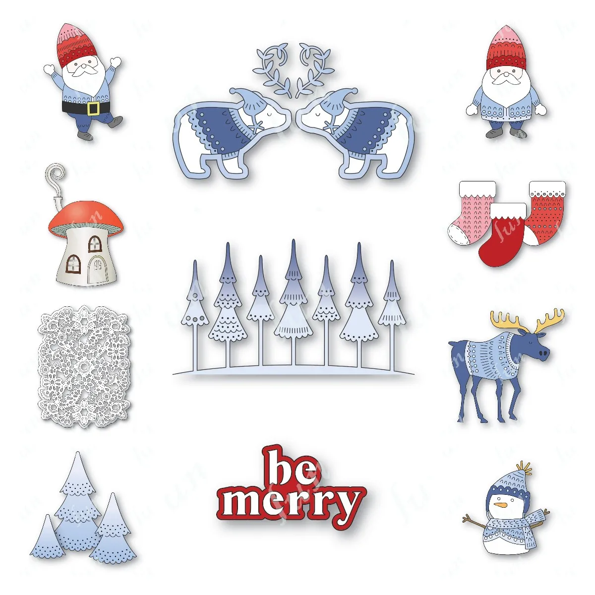 New Christmas Stocking Metal Craft Dies Cutting Photo Album for DIY Scrapbooking Paper Make Cards Handmade Mold Embossing