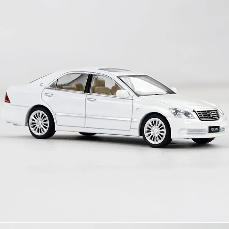 دييكاست 1/64 مقياس تويوتا كراون 2007 محاكاة سبيكة سيارة نموذج عرض ثابت تحصيل هدية لعبة تذكارية Decration #2