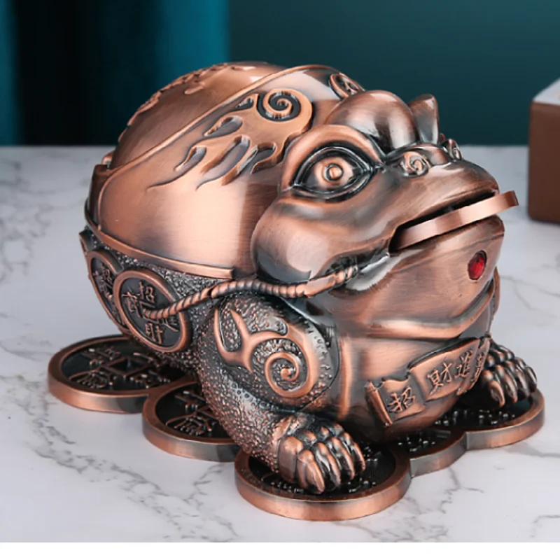 GOOD gift Southeast Asia Good luck Wealth  JIN CHAN ashtray mascot HOME office shop BAR CLUB Decoration bring wealth fortune