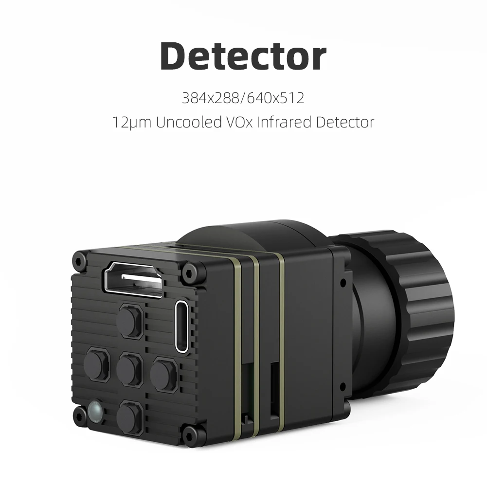 384X288 LWIR Camera HDMI Infrared Thermal Camera Imager USB UVC Uncooled IR Thermal Camera Vehicle Car Industry IR Thermal Cam