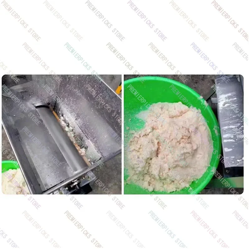 NEW 800kg/h Stainless Steel Electric Sweet Potato Starch Wet Grinder Refiner Apple Banana Fruit Crusher Syrup Pulping Machine