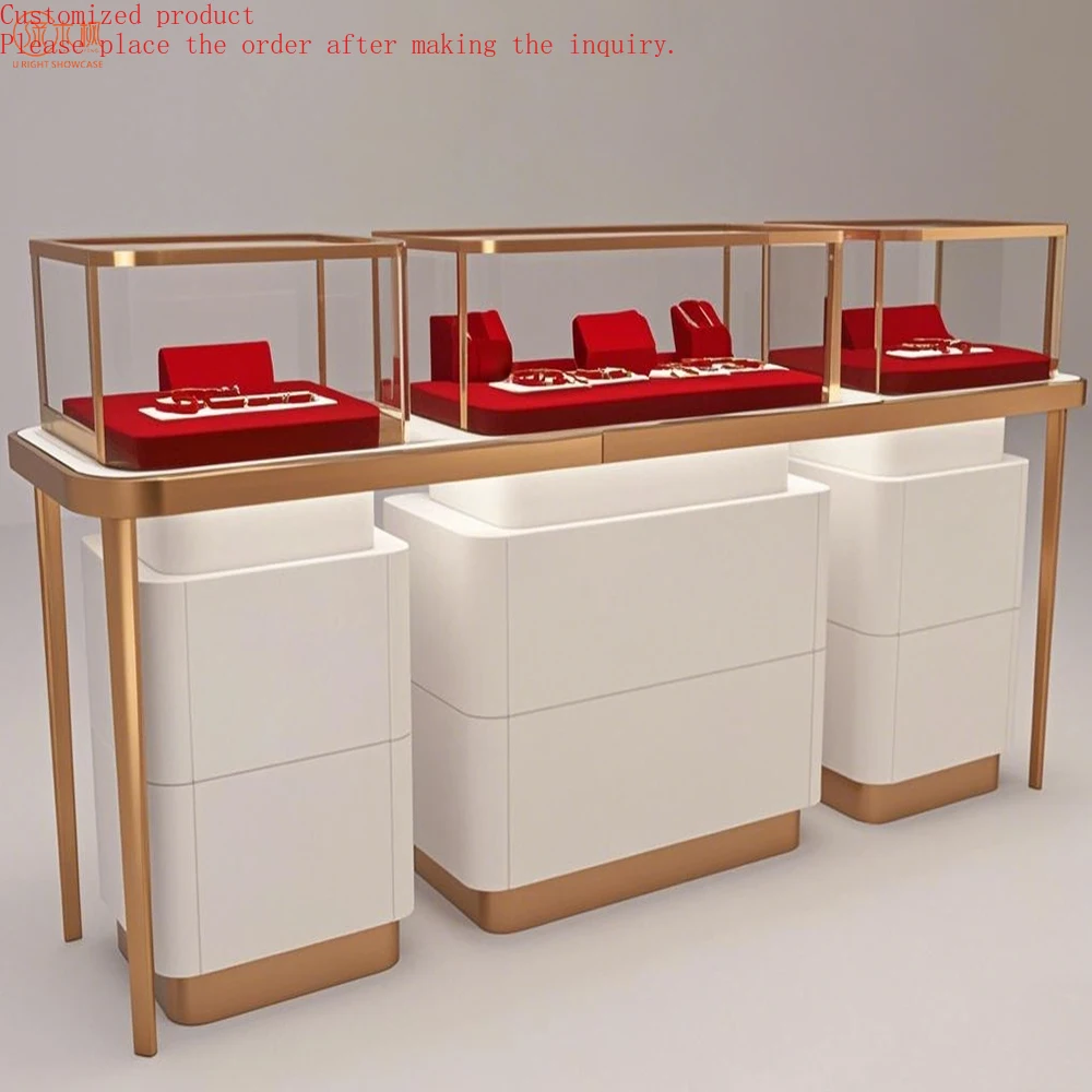 

High-end Elegant Jewelry Store Showcases Custom Titanium Stainless Steel Jewelry Display Wholesale Suppliers
