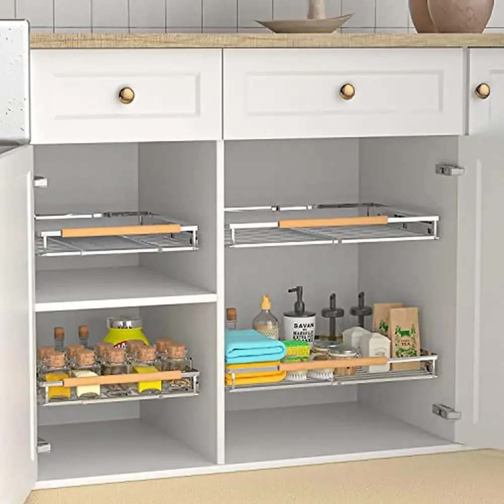 

#For panier coulissant extensible, étagères de garde-manger coulissantes lisses*