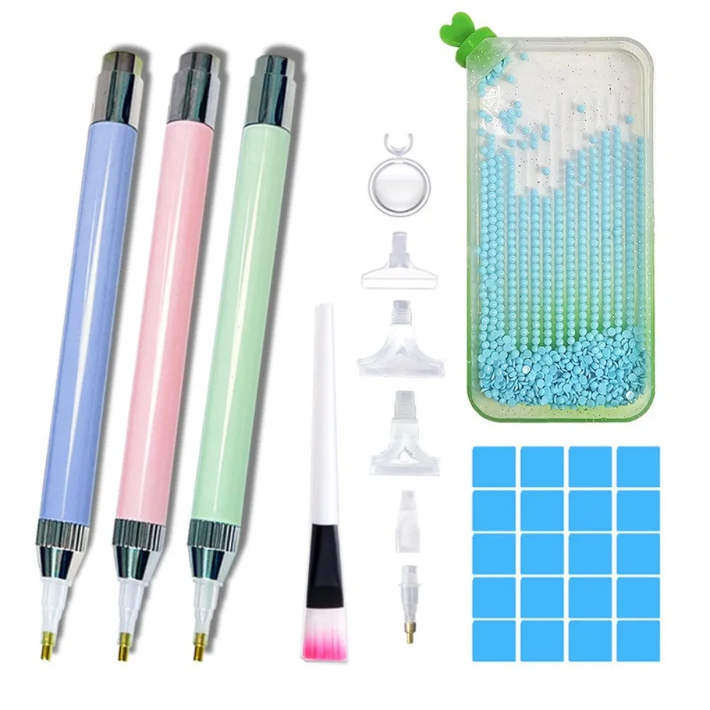 with Multifunctional Tips LED Diamond Painting Pen Replacement Pen Heads DIY Craft Lighting Point Drill Pens Embroidery