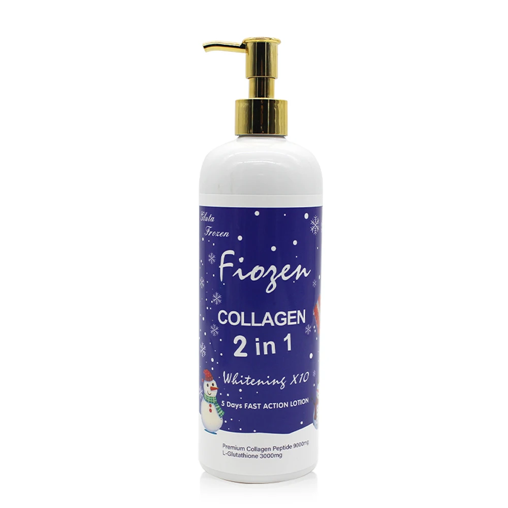 Frozen Collagen 2 in 1 Whitening X10 SkinCare Set Fast Absorption Lightens & Firms Skin Original Beauty & Skin Care