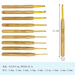 Bamboo Knitting Needles Set Knitting Pro Crochet Hooks Set Wooden Knitting Crochet Needles For Knitting Crochet Tools