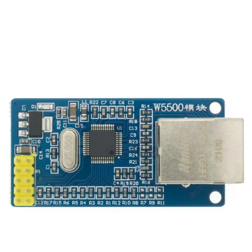 

10/100Mbps W5500 Ethernet Module DIY Multi-functional SPI to LAN Converter 3.3V Ethernet Converter Electronics Projects