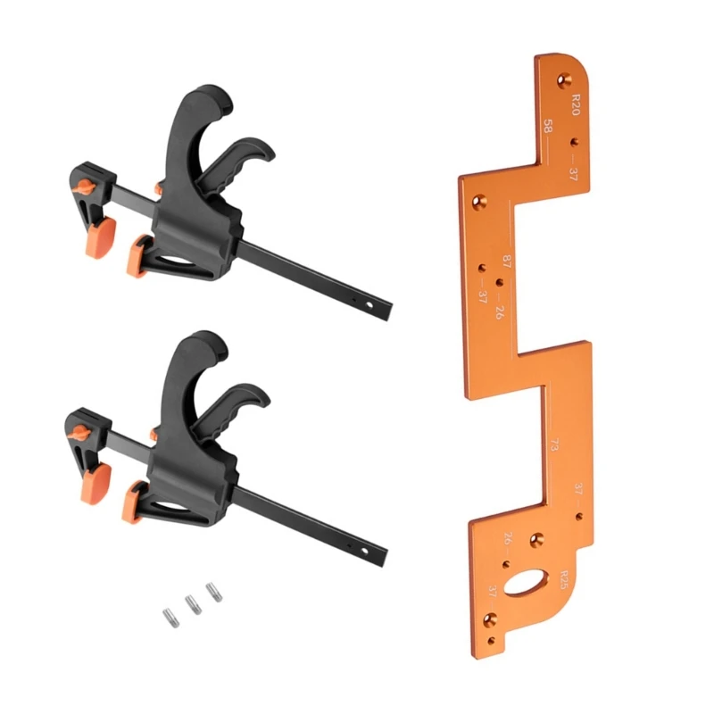 

L69A Вспомогательный инструмент для прорезания канавок Arcs Направляющая для прорезания канавок в алюминиевой древесине Форма