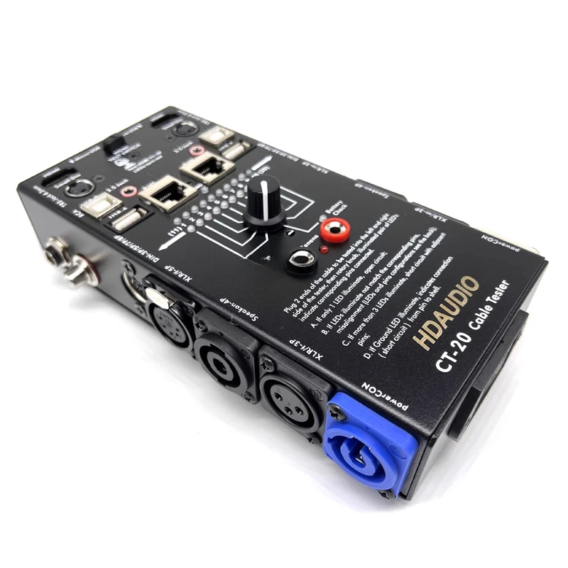 CT-20 Multifunction Cable Tester, Audio & HDMI Wire Tester with CT-04F Adapter