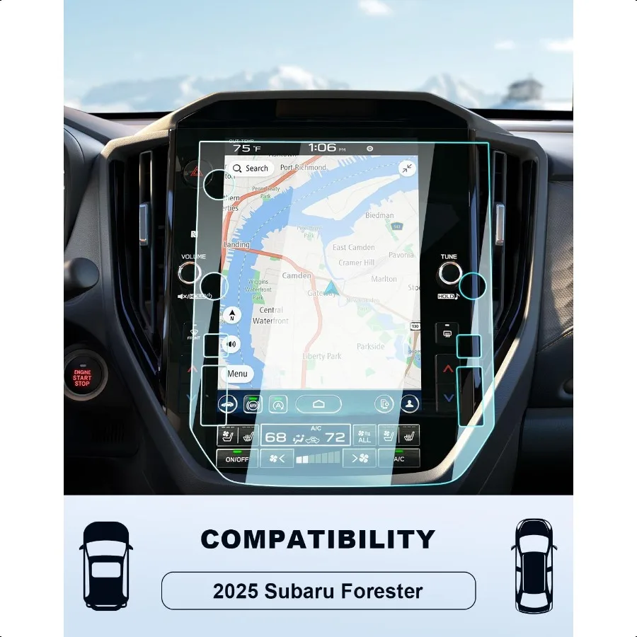 For 2025  Forester Screen Protector 2025 Forester Accories Premium Sport Limited Touring 9H Tempered Glass 11.6 Inch Navigation