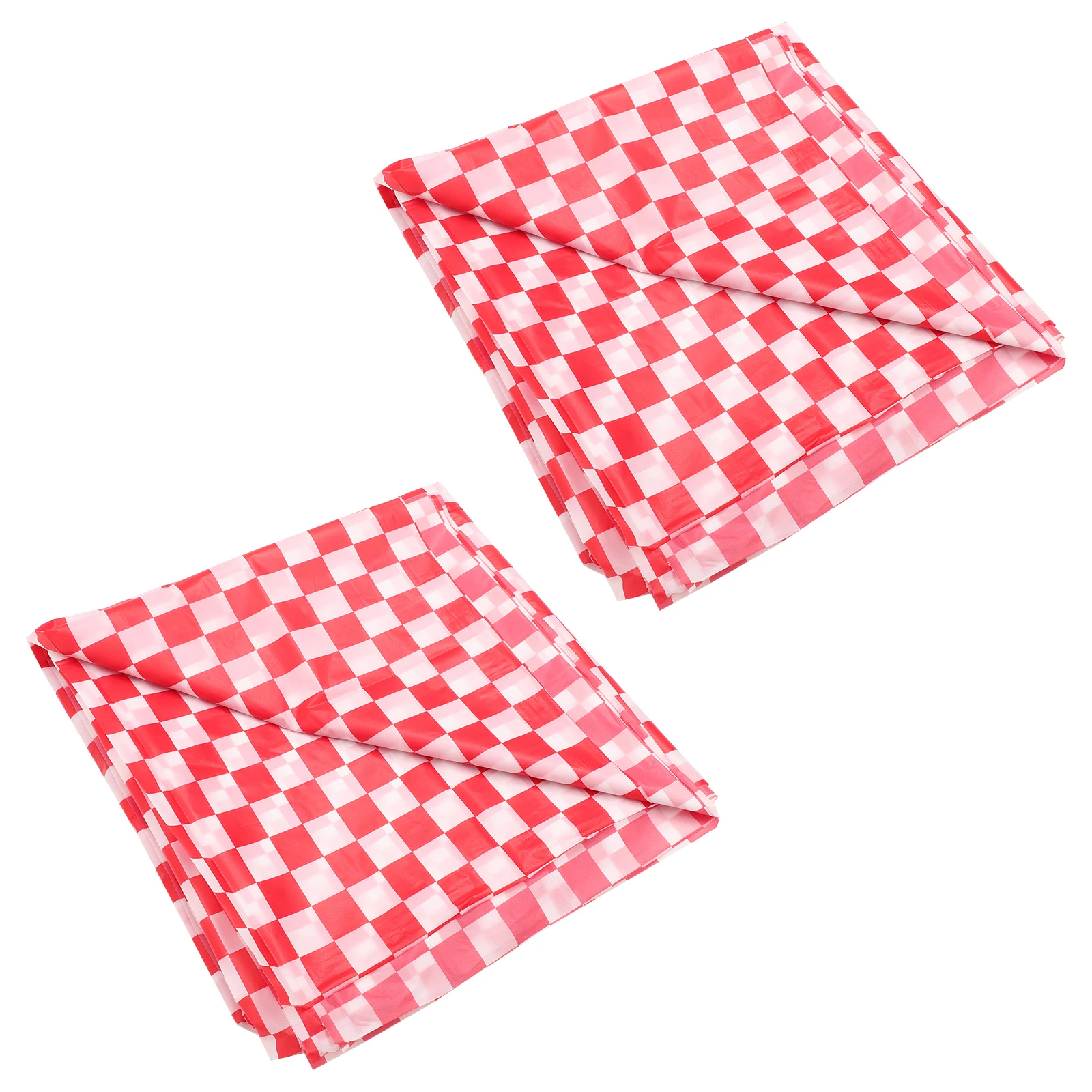 

2pcs Racing Checkered Tablecloth Plastic 137x274cm Black Grid Rectangular Decorative Dining Party Table Cover Protective
