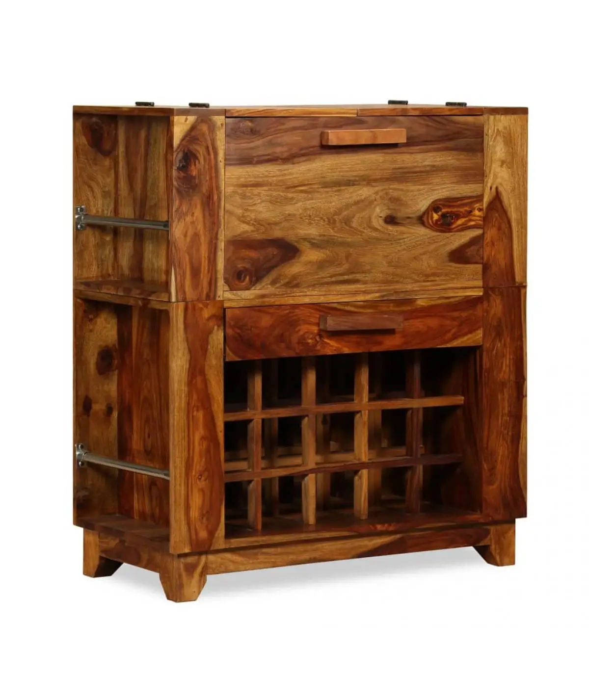 Sheesham solid wood furniture 85x40x95 cm wine and liquor cabinets