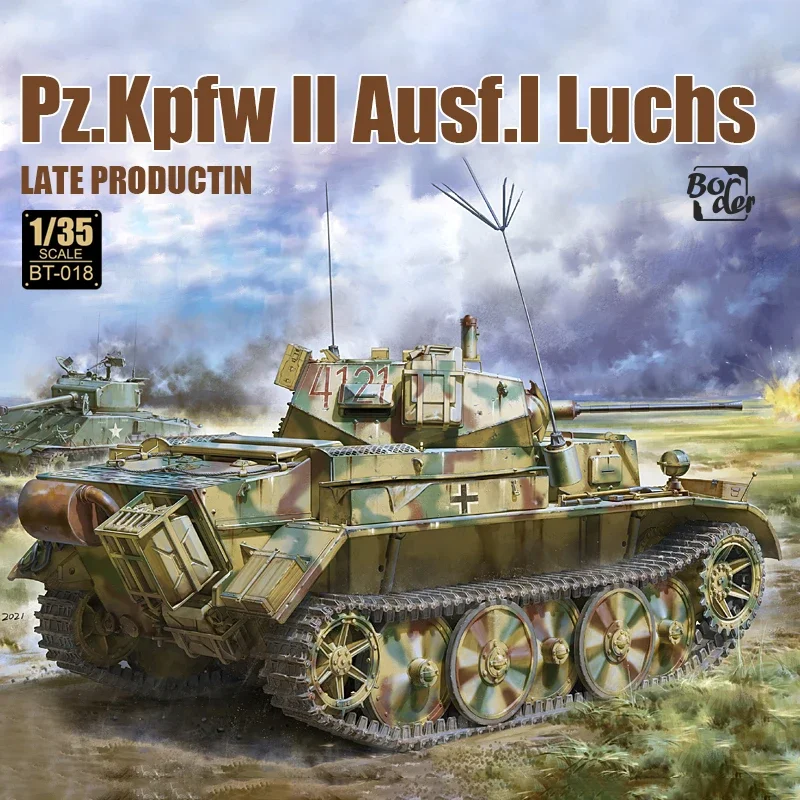 

Border Model Assembly Tank Scale Model Kit BT-018 Pz Kpfw II Ausf L luchs post production 1/35