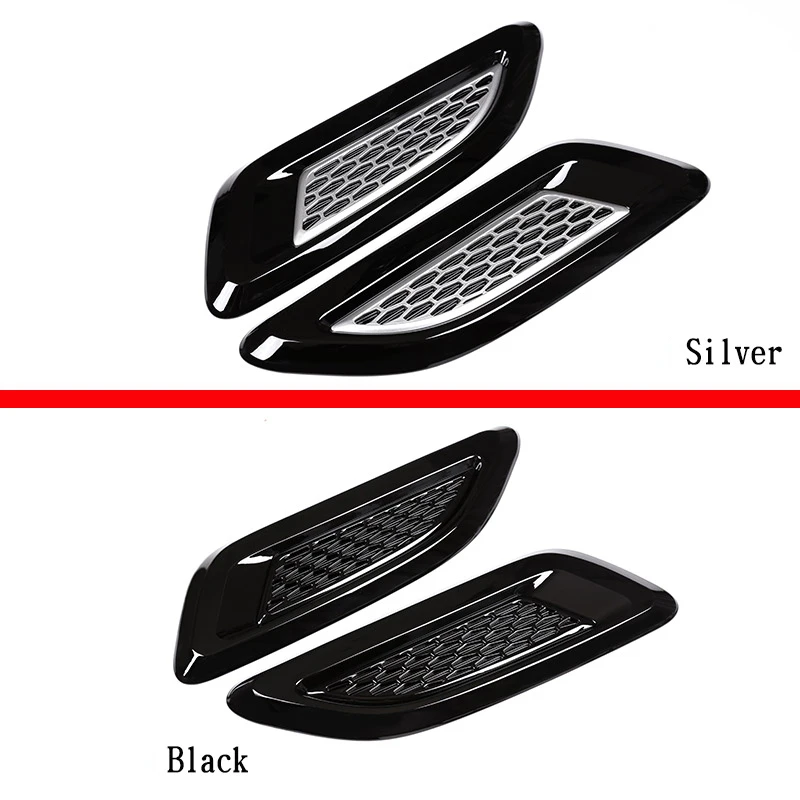 ABS غطاء منفذ المحرك ملصق الكسوة ، إكسسوارات السيارات ، لاند روفر ، رانج روفر إيفوك فوغ ، فريلاندر 2 ، ديسكفري سبورت LR4 #4