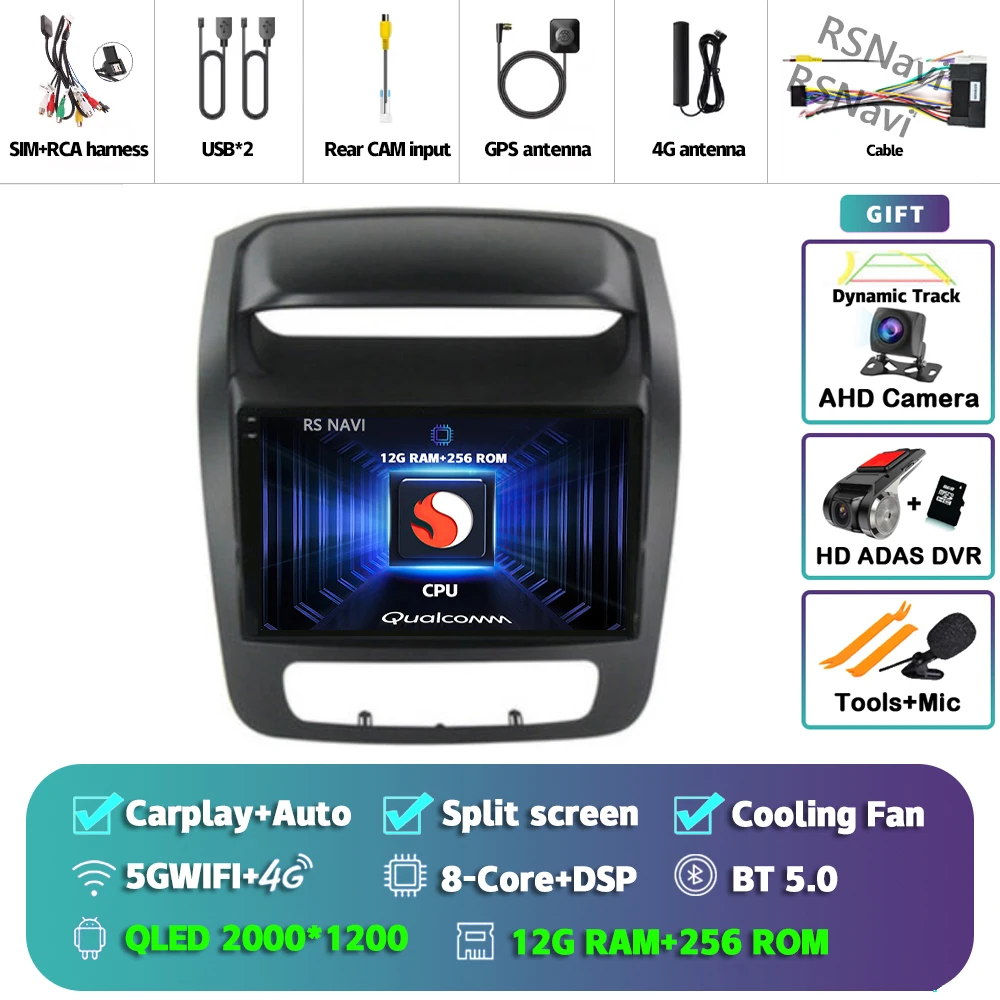 RSNAVI Android 15 Carplay Auto Für Kia Sorento 2 II XM 2012 2013 - 2021 Auto Radio Navigation 2 Din Stereo Player video GPS Kopf Einheit BT 10