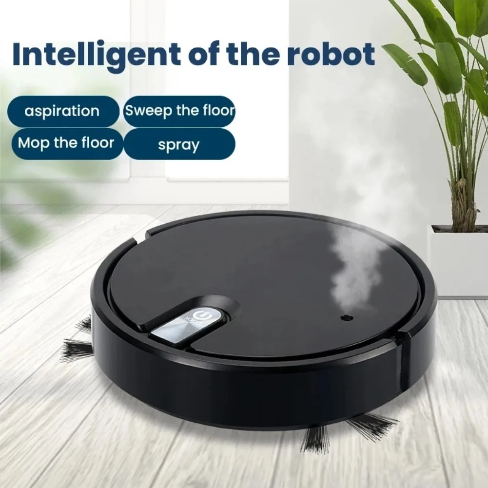 1pc Robotic Vacuum Cleaner Integrated Humidifier Spray For Household Floor Cleaning Tools Smart Navigation Vacuum Cleaner