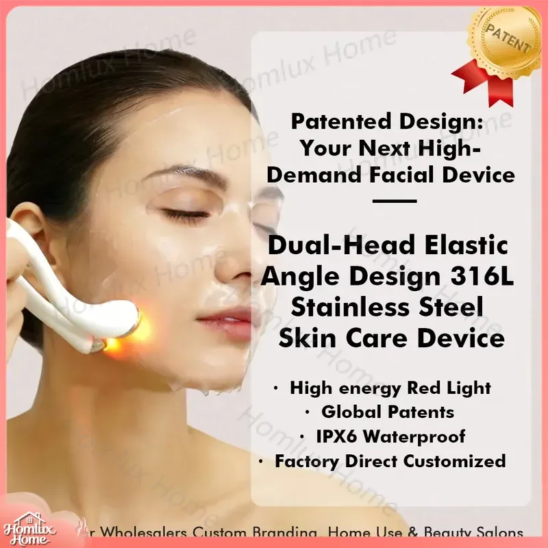 New Eye Beauty Device Red Light Therapy Facial Massager EMS RF Warm Lifting Firming Anti Aging Skin Care Tool for Home Use
