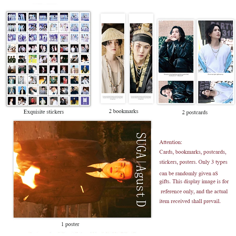 Kpop New Album D-DAY Photo Books Poster Postcard Print Picture Collection For Fans Collectible Card Gift