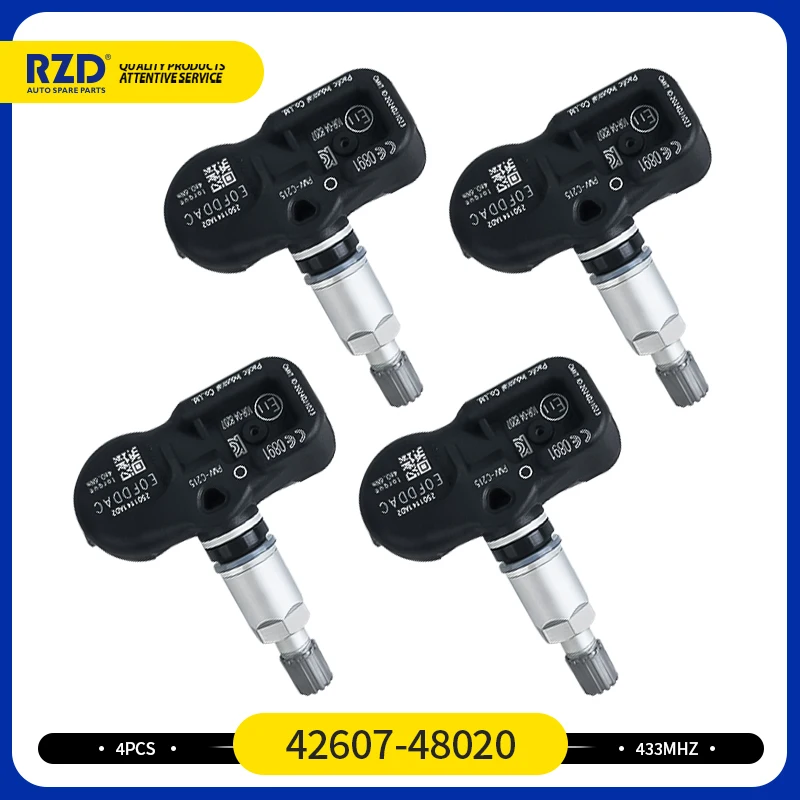 

42607-48020 PMV-C215 Tire Pressure Sensor for 2018-2022 Toyota Alphard C-HR Prius RAV4 Highlander Camry 433MHZ TPMS 4260748020
