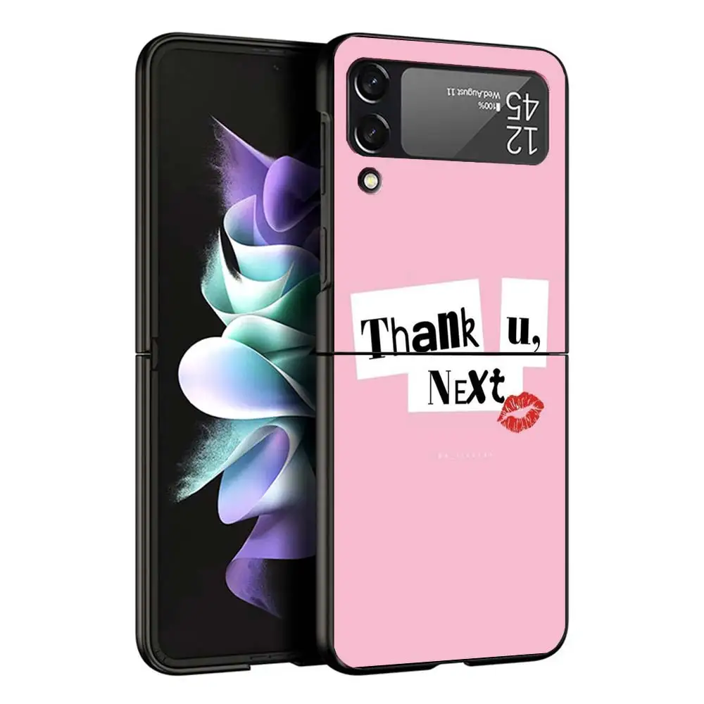 Mean Girls Burn Book Hard Black Cover for Samsung Galaxy Z Flip 4 3 5 5G Phone Case Flip4 Flip3 Flip5 Pattern Luxury Shockproof image 4
