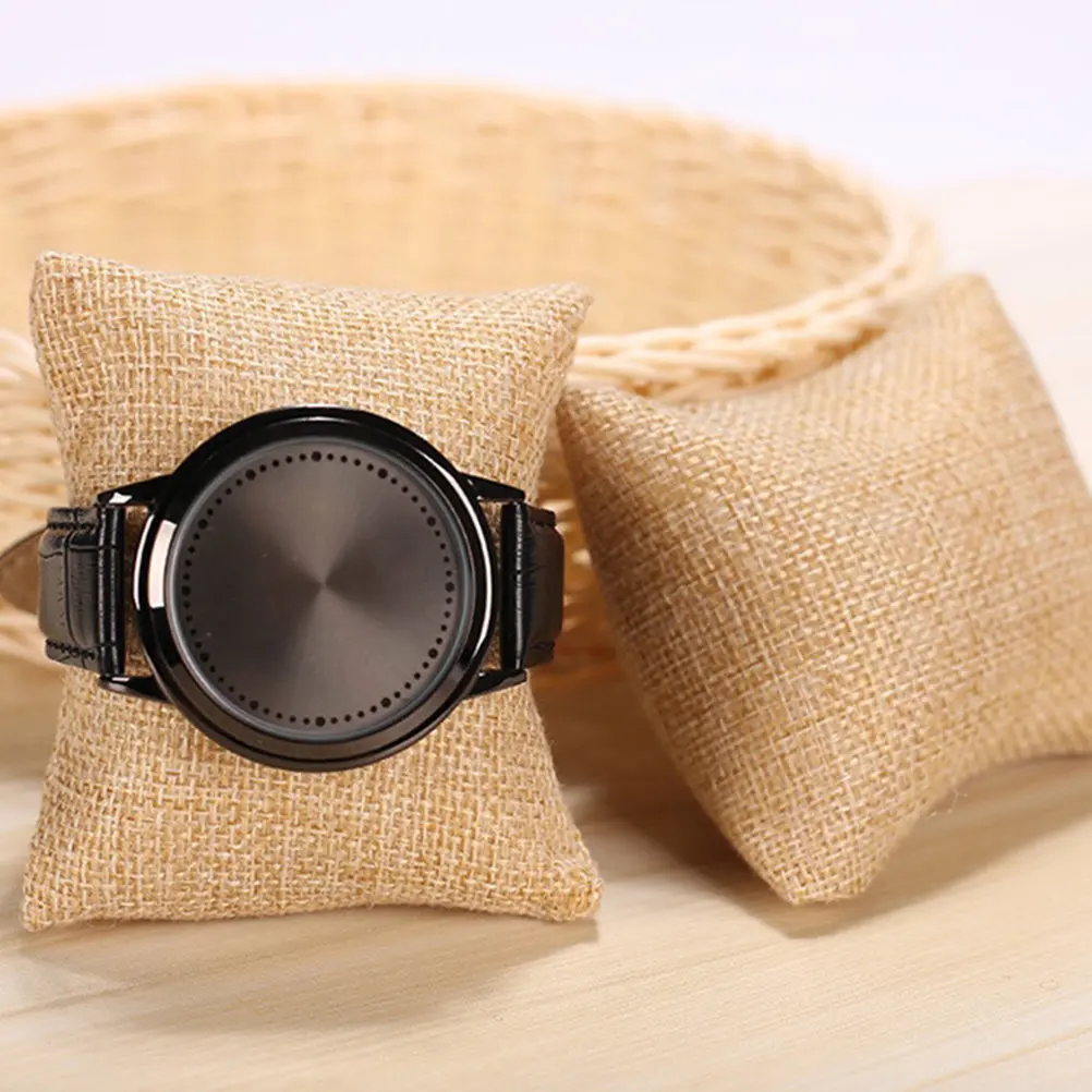 

Набор из 12 мягких подушек-держателей для часов, браслетов и ювелирных изделий для демонстрационных витрин и шкатулок