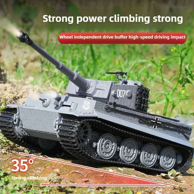 cool stuff battle tank toy funny gift-1:24 robot chassis rc tanks,remote control car,tiger tank model,cool sticker,toys for boys