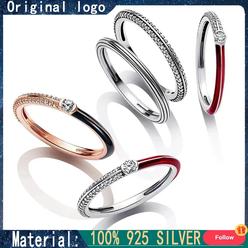 

2023 New Women's 100% 925 Silver ME Series by My Collection of Free spirited Rings DIY Couple Ring Fashion