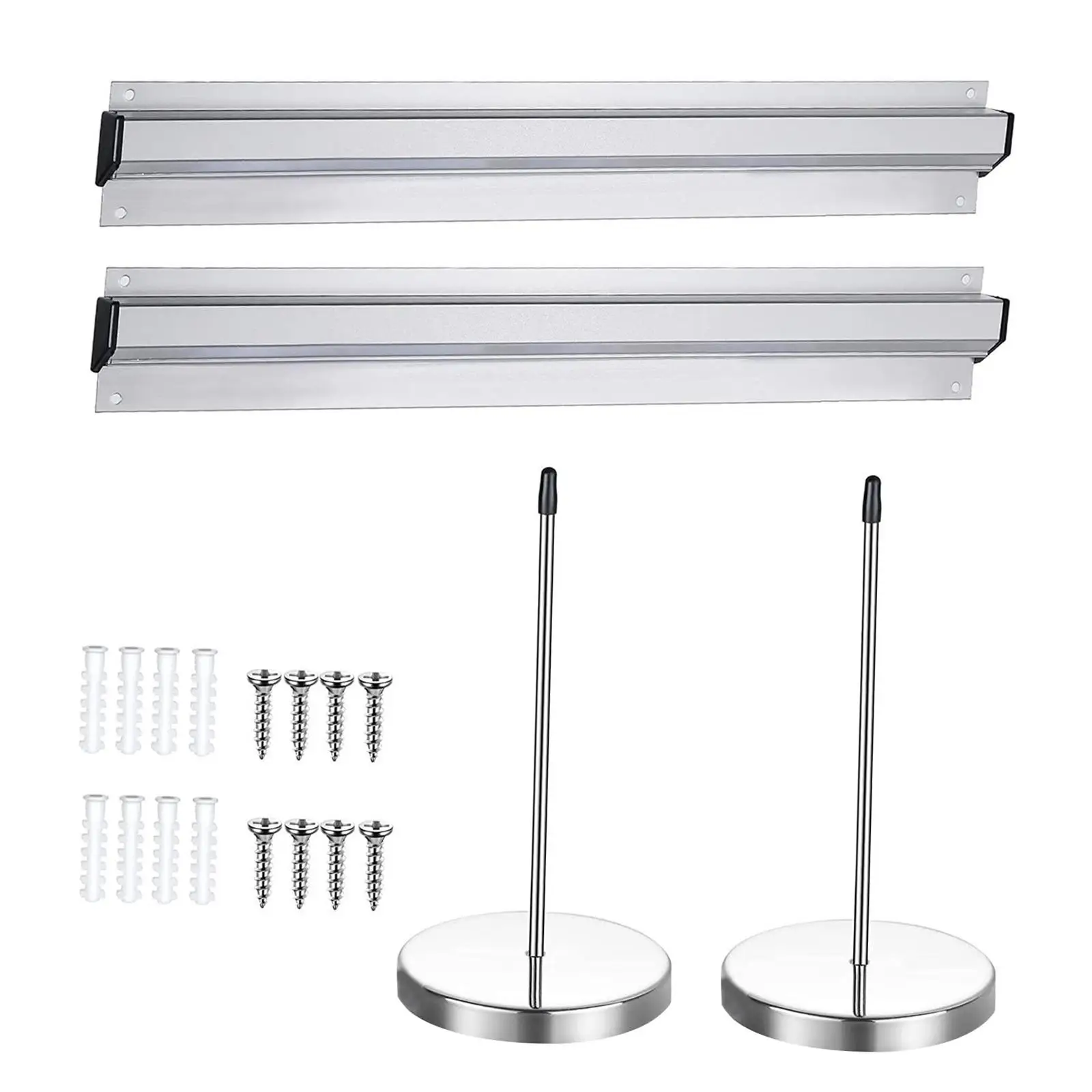 

Takeaway Order Organizer Receipt Holder Ticket Rack Non Drill Practical Aluminum for Bars Coffee Shop Food Delivery Services