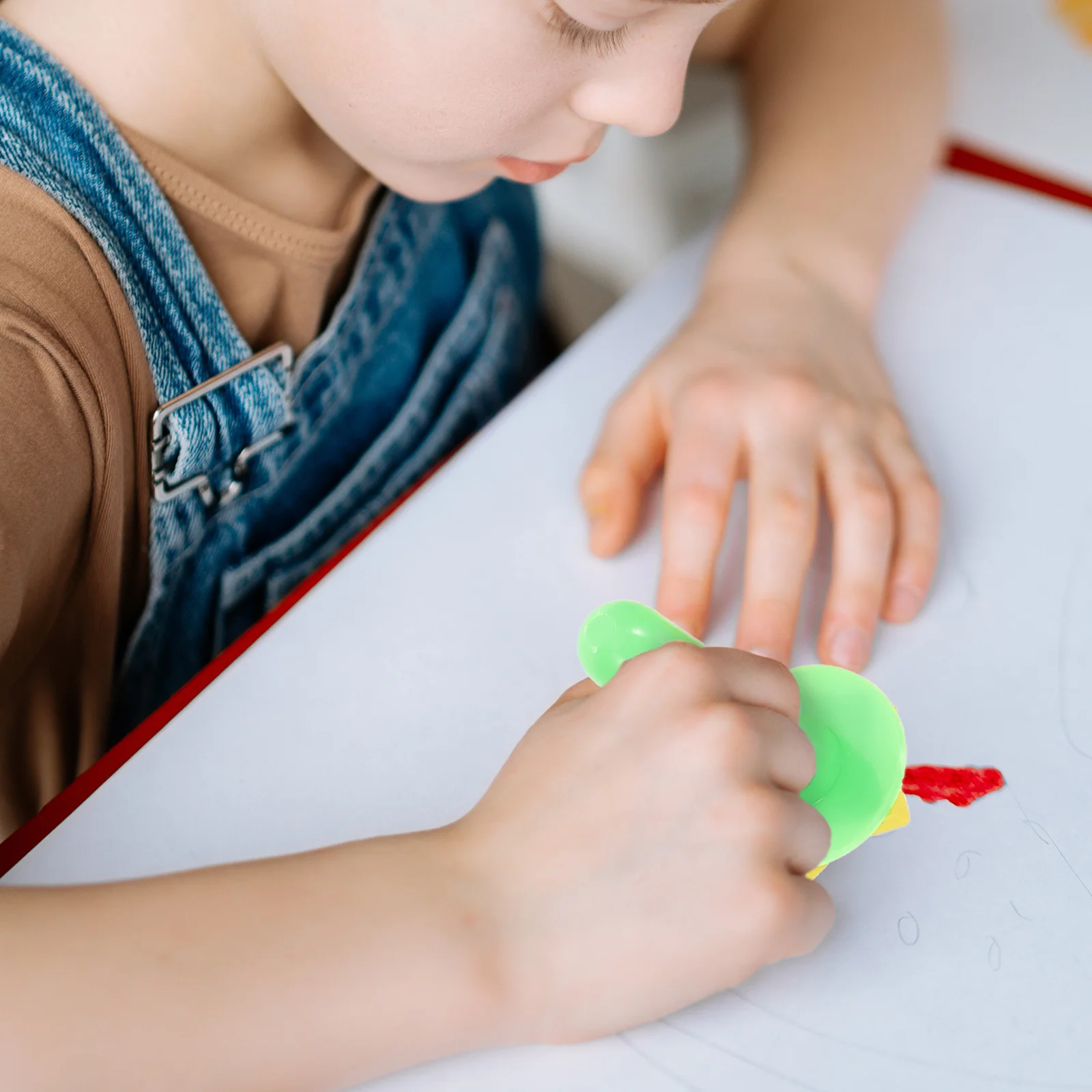 Pinceaux de peinture pour enfants, tampon, éponge, outils de peintre, tampon, fleurs, enfant, 5 pièces