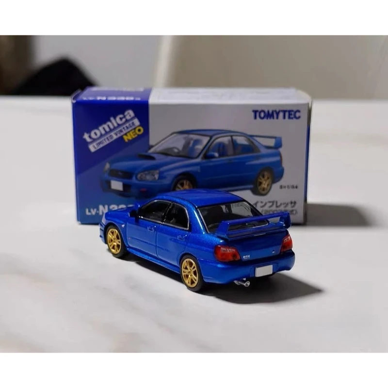 حقيقي في المخزون TAKARA TOMY TOMYTEC TLV 1/64 N336a سوبارو WRX STi سبيكة السيارات نماذج دييكاست ألعاب السيارات جمع الهدايا #6