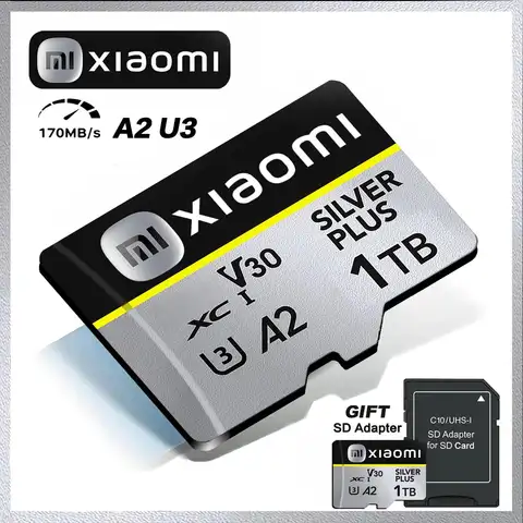 Xiaomi 1TB 울트라 마이크로 SD 카드 – 512GB, 128GB, 256GB 옵션 제공, A2 U3 V30 TF 플래시 카드, 전화 및 컴퓨터용