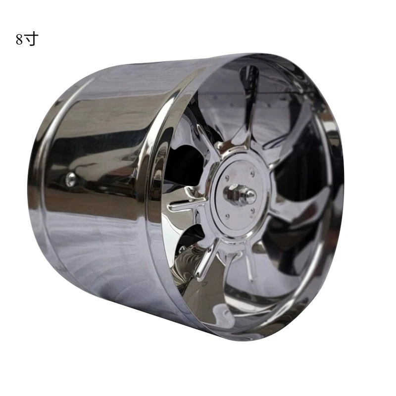 6/8Inch Pipe Kitchen Toilet Exhaust Fan Louver Exhaust Fan Air Ventilation Ceiling Booster Blower Window Wall Extractor