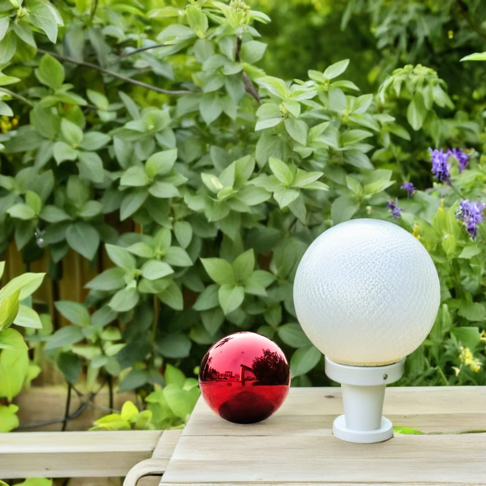 

Garden Metal Ball Polished Gazing Ball Stainless Steel Reflective Sphere Outdoor Decor for Living Room Bedroom