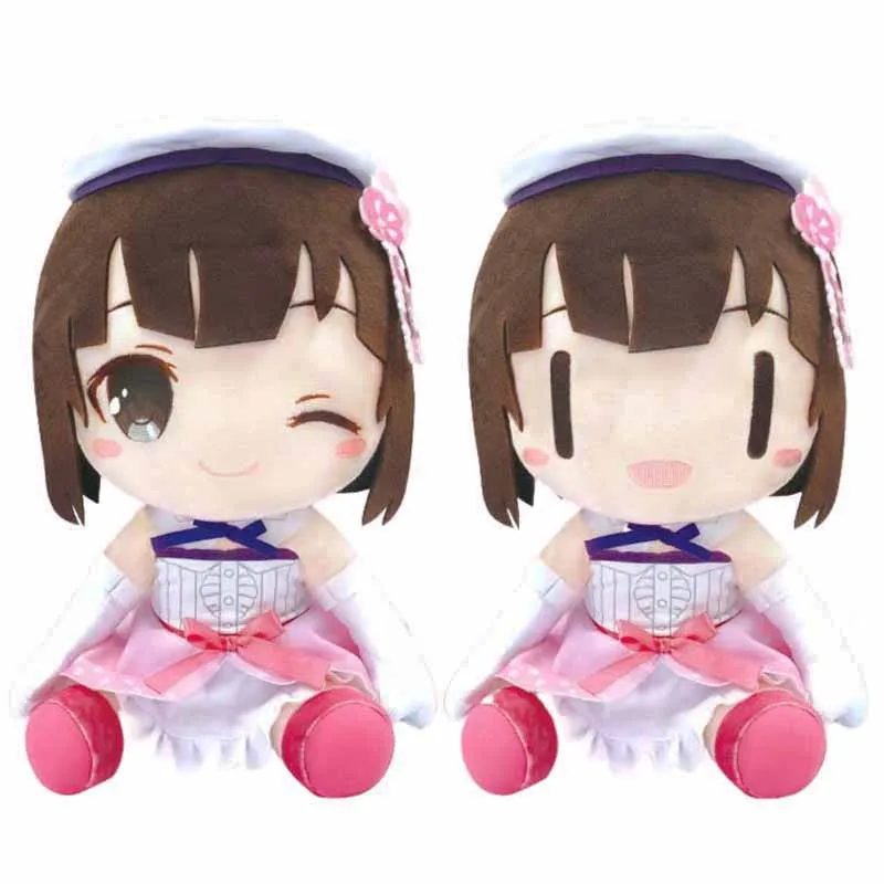 

Cute Japan Anime Saekano How to Raise a Boring Girlfriend Megumi Kato Pink Sakura Dress Big Plush Stuffed Doll Toy Gifts 30cm