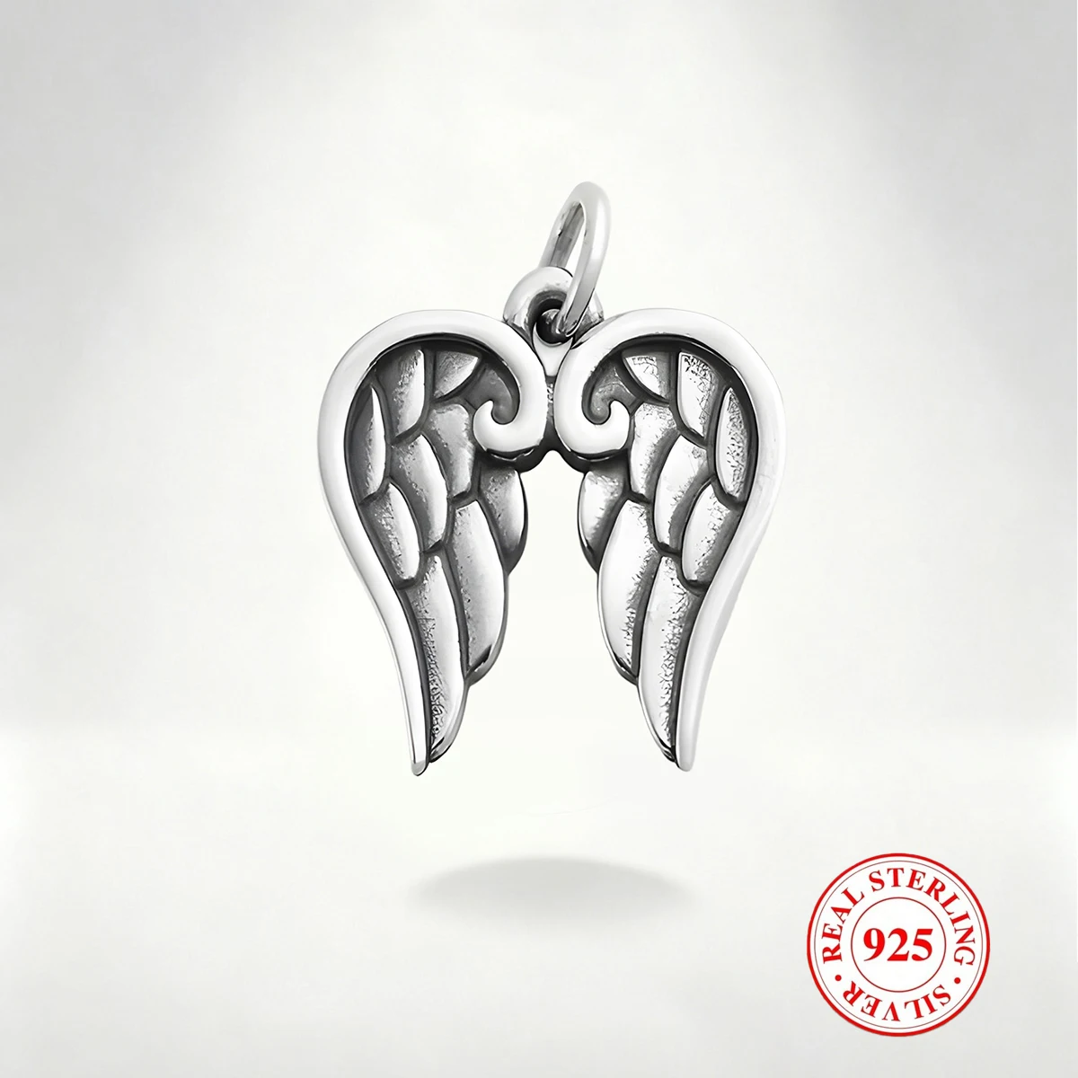 

1 PC S925 Sterling Silver Wing Pendant, Exquisite Vintage DIY Pendant, Suitable for DIY Necklace and Bracelet Decorations