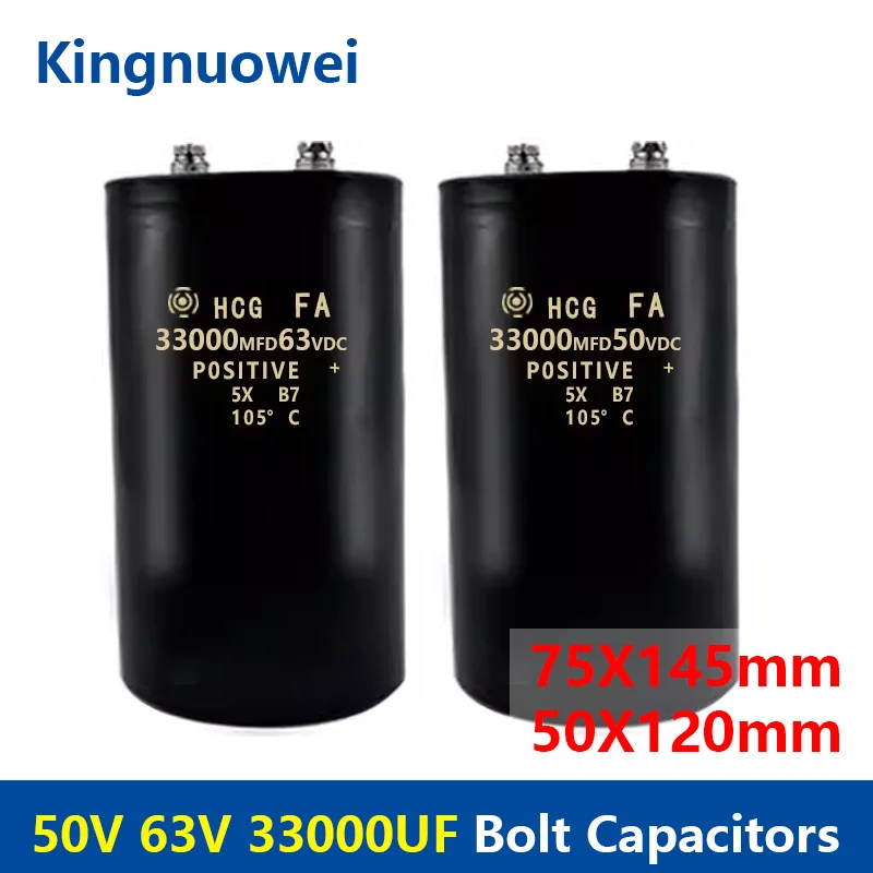 

33000UF 63V 50V Bolt Capacitors Audio filtering capacitor 50VDC 63VDC 33000MFD capacitor